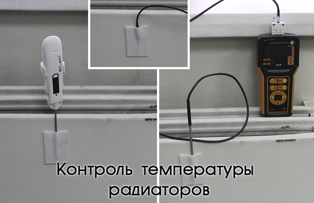 Контроль температуры радиаторов с помощью измерителей и регистраторов НПК Рэлсиб Контроль температуры радиаторов